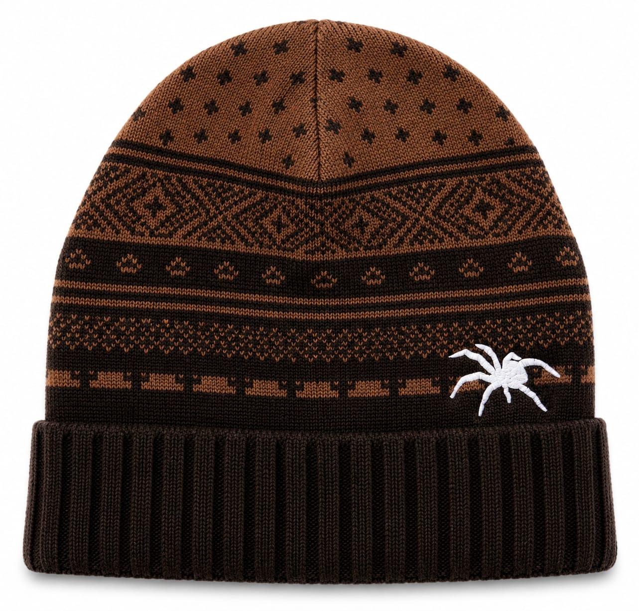 Gorro tejido con la arañita T&ZZU bordada, cápsula Fucsia Signature